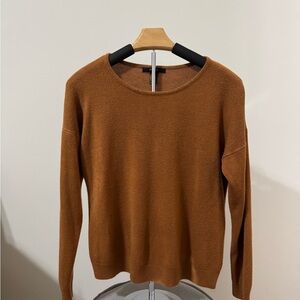 Forever 21 Warm Tan Crew Neck Sweater